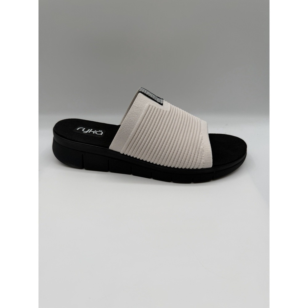 Ryka Epic Slide Sandals,Women's 9.5 WIDE,EU 40.5 W,Textured Fabric Upper, NWOB